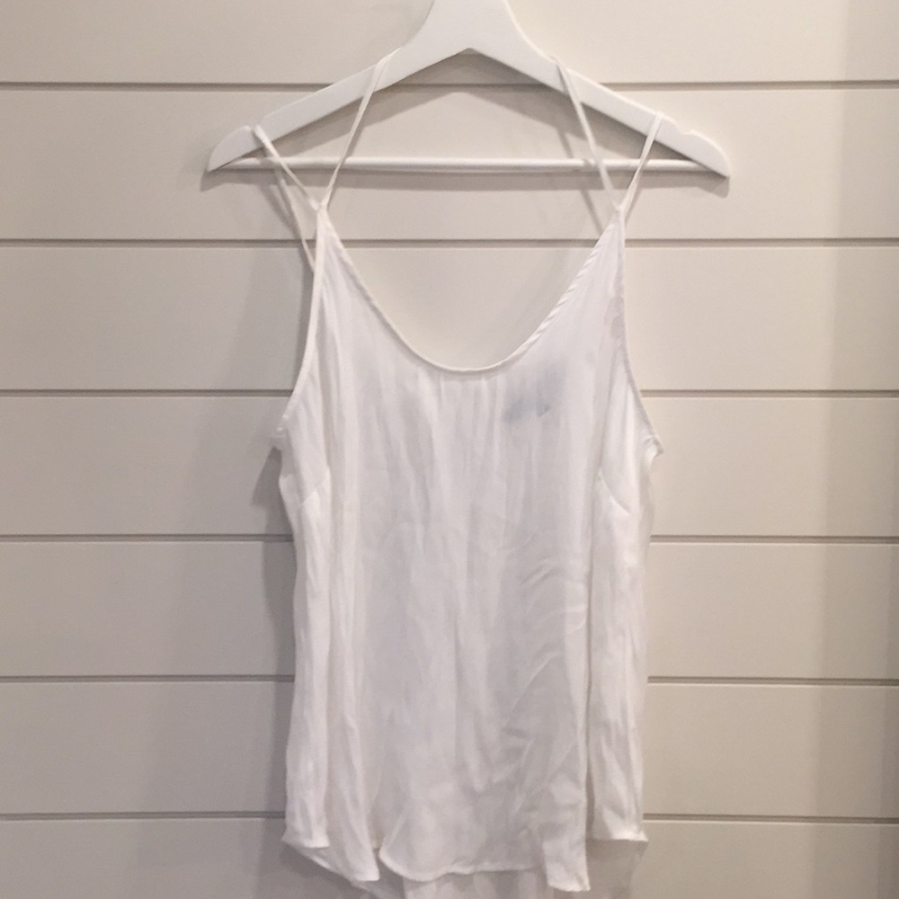 Sheer white top